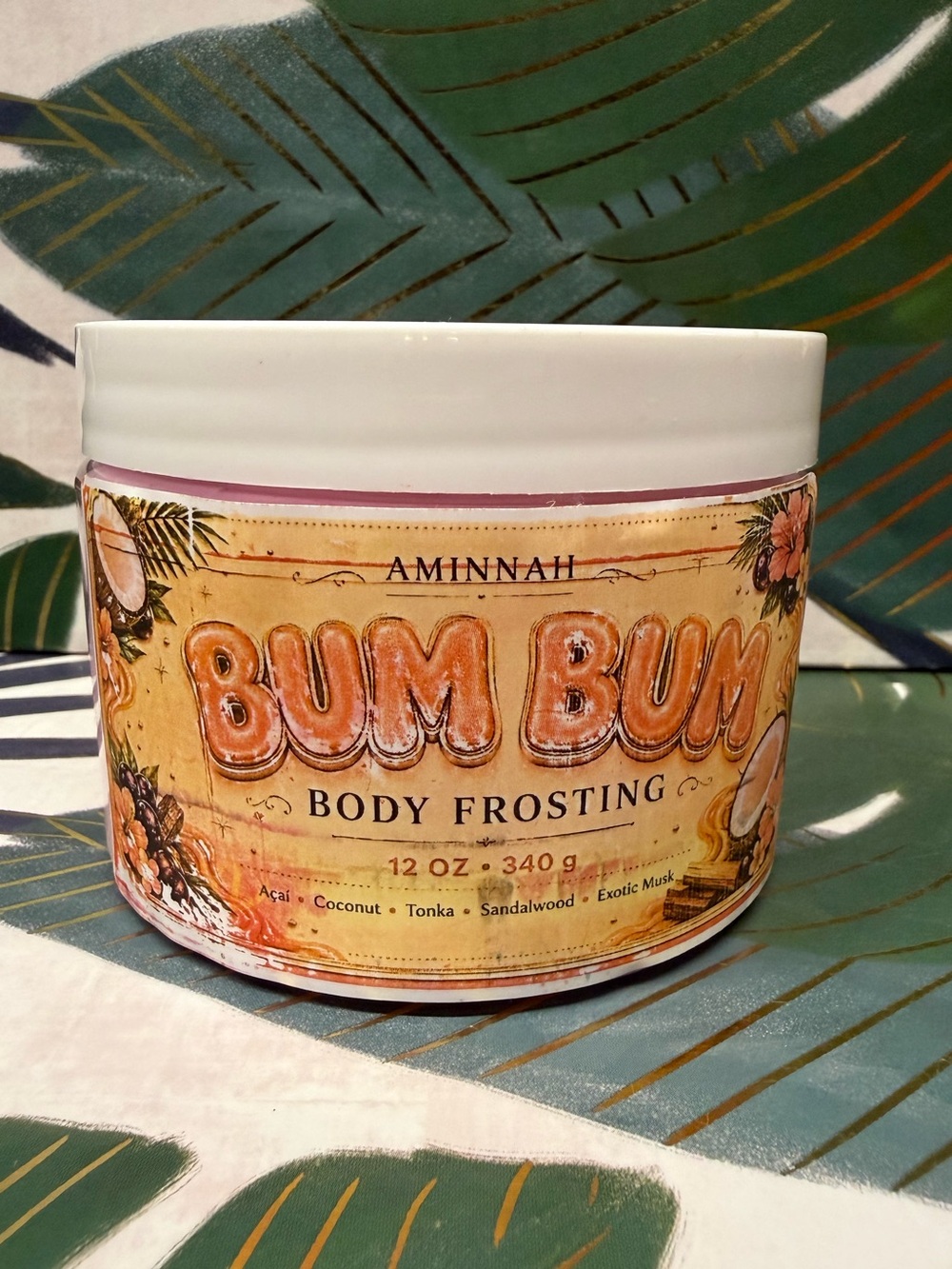 Aminnah Bum Bum Body Frosting 12 oz Sol de Janeiro Inspired Limited NEW